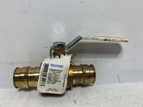 Uponor LFC4821313 1-1/4" PEX Ball Valve Full Port Lead Free