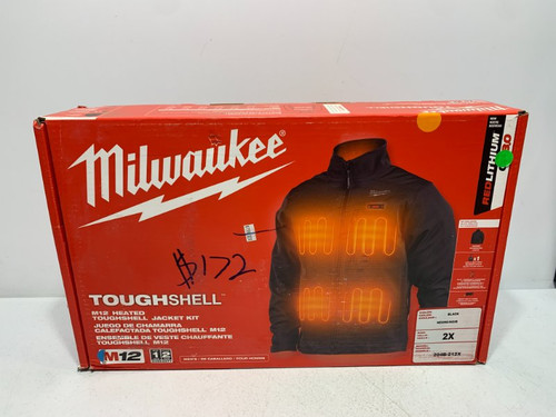 Milwaukee 204B-212X Heated Jacket 12V 2X Black