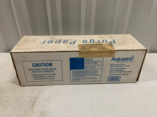 Aquasol ASW-35 Water Soluble Paper 15 1/2" x 165' 0.0035"