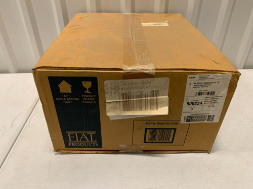 Fiat Products DL1720 Utility Sink Molded Stone Single Bowl