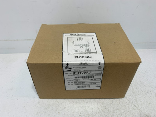 Hammond Power PH100AJ Control Transformer 100VA 60Hz 600V/120V-240V
