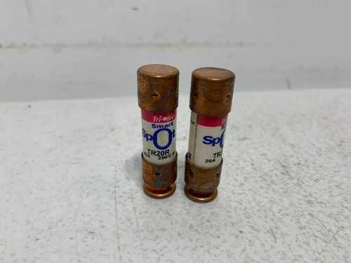 Cooper Bussmann TR20R Fuse 20A 250V (lot of 2)