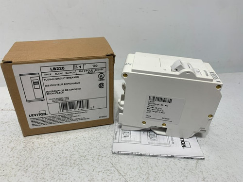Leviton LB220 Circuit Breaker 20A 2-Pole 120/240V