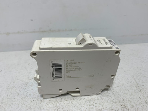 Leviton LB120-T Circuit Breaker 20A 120V 1-Pole