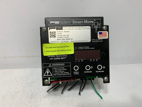 Power Electronics International MSM2AR Variable Speed Drive 2.4A 208-460V