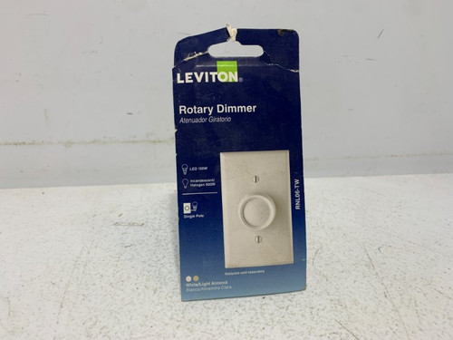 Leviton RNL06-TW Rotary Dimmer 120V 150W Single-Pole