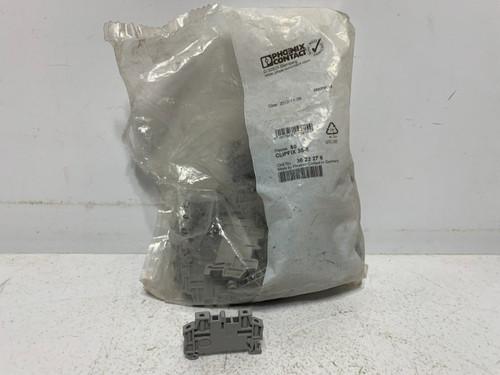 Phoenix Contact 3022276 CLIPFIX 35-5 End Bracket 5.15mm Gray (lot of 40)