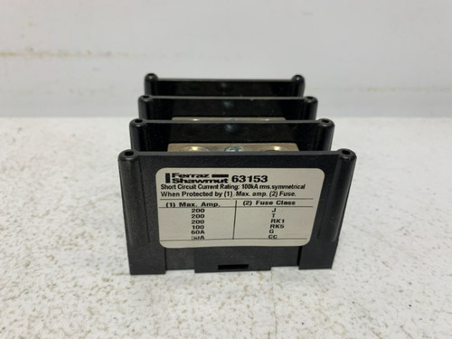 Ferraz Shawmut 63153 Power Distribution Block 3-Pole 600V 185A
