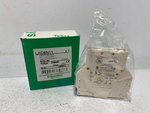 Schneider Electric LAD8N11 Auxiliary Contact Block 1NO/1NC 10A 690V