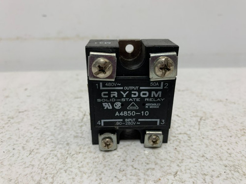 Crydom A4850-10 Solid State Relay 50A 90-280VAC 480VAC
