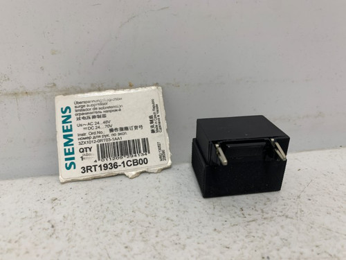 Siemens 3RT1936-1CB00 RC Suppressor 24-48V AC 24-70V DC