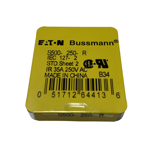 Cooper Bussmann BK/S500-250-R Fast-Acting Fuse 0.250A 250V AC (5 pack)
