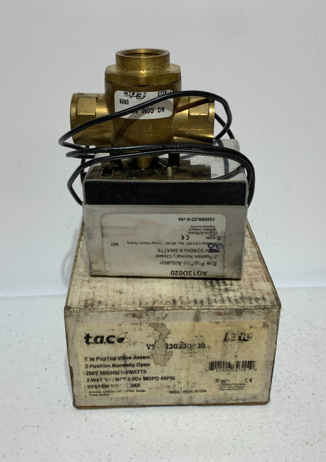 Taco AG13D020 Normally Open PopTop Actuator 2 position 208V