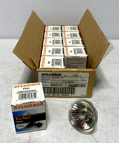 Sylvania 58564-2 65MR16/FL40(FPB) 65W 12V MR16 (pk of 10)