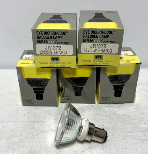 EYE JR1372 Dichro-Cool Lamp 12V 35W FRA/CG MR16 (lot of 5)