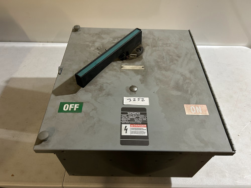 Siemens VMS325T ITE Vacu-Break Panel Main Switch 400 Amp 240V 3P 3Ph 21" x 20"