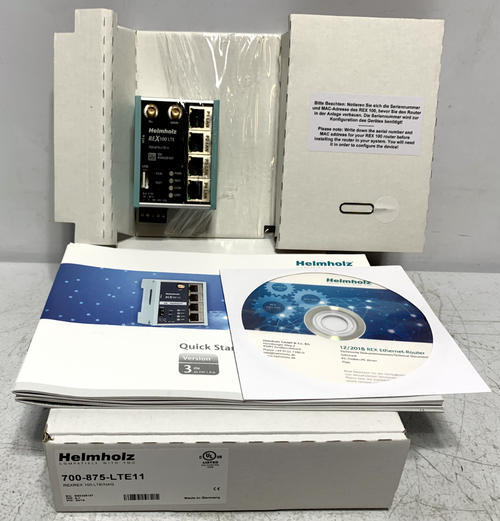 Helmholz 700-875-LTE11 Ethernet Router 4x LAN Switch 1x LTE Modem