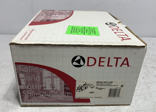 Delta 2530-NCLHP Innovations 2-Handle Centerset Faucet in Pearl Nickel & Chrome