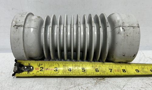PA-7343 Porcelain Bus Insulator 3-3/4" Dia. x 8-1/2" Tall 8 Base