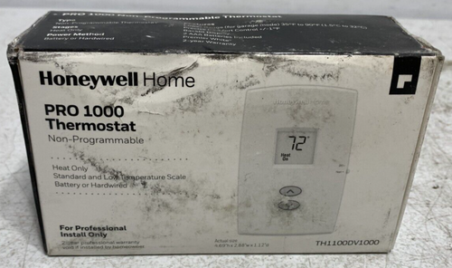 Honeywell Pro 1000 Vertical Heat Non-Programmable Thermostat TH1100DV1000