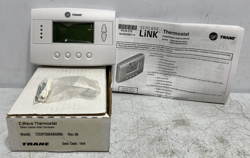 Trane TZEMT500AB32MA 7-Day Digital Programmable Heat A/C Thermostat Z-Wave