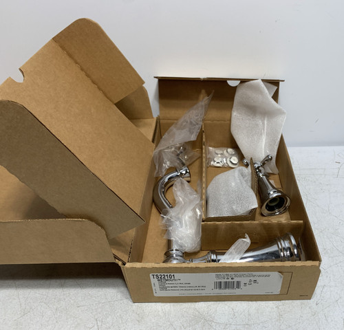 Moen TS22101 Weymouth Roman Tub Trim Cross Handle Chrome (no plastic housing)