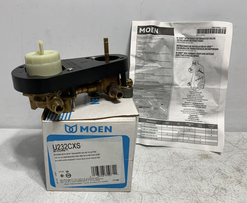 Moen U232CXS M-Core w/2F/3F Transfer Valve Cold Pex