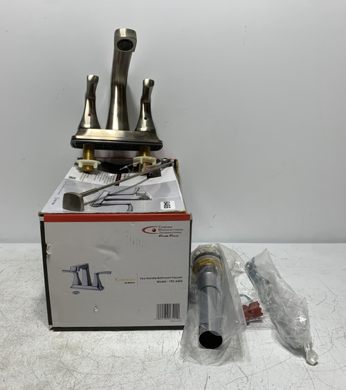 Compass Manufacturing International 192-6402 Two Handle Bathroom Faucet Nickel