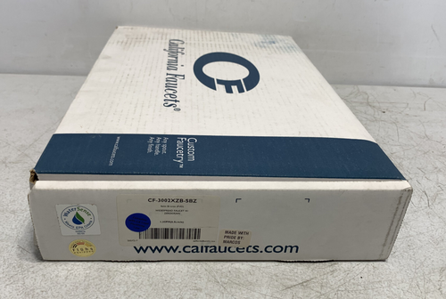 California Faucets CF-3002XZB-5 Widespread Faucet w/Zerodrain Satin Bronze