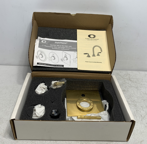 California Faucets TO-THFIL-30XK Trim Only Square Flat StyleTherm Brass California Faucets TO-THFIL-30XK Trim Only Square Flat StyleTherm Brass