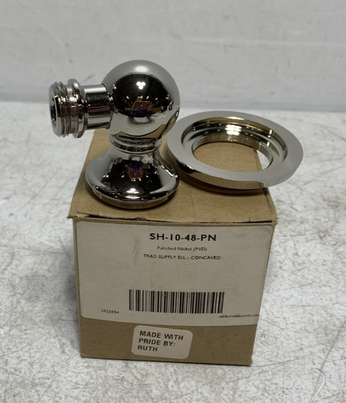 California Faucets SH-10-48-PN Supply Elbow Polished Nickel