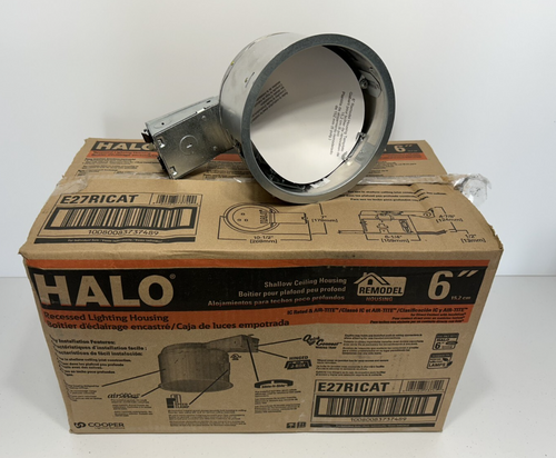 Halo E27RICAT Remodel Shallow Ceiling Recessed Housing 6"