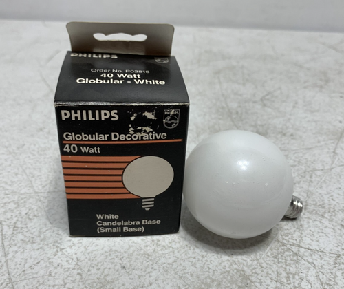 Philips P03816 Globular Decorative Bulb 40 Watt