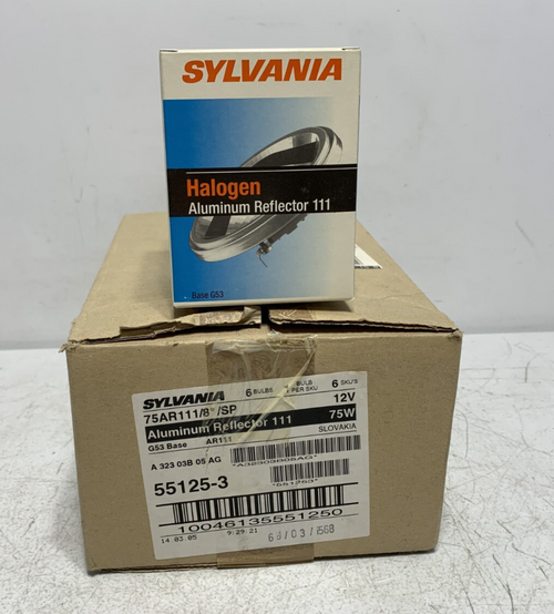 Sylvania 75AR111/8/SP Aluminum Reflector 75 Watt 12V (lot of 6)