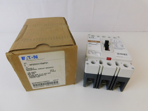 Eaton HFDDC3175WF01 Molded Circuit Breaker 175A 600VAC 3P