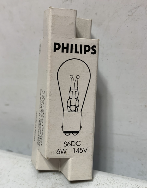 Philips 56DC Light Bulb 6 Watt 145V (lot of 6)