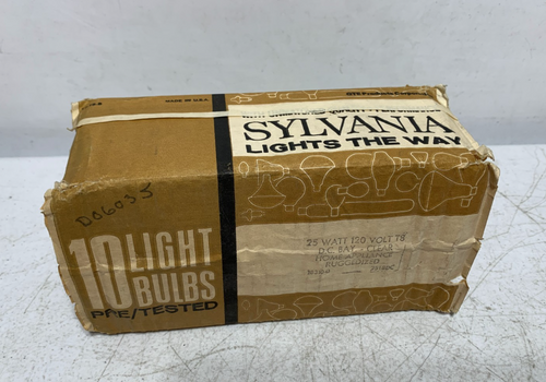 Sylvania 25T8DC Clear Bulb 25 Watt 120V (lot of 10)