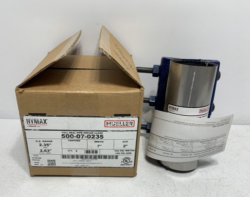 Mueller 500-07-0235 Full Seal Pipe Repair Clamp 7"