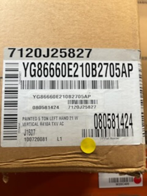 ADP YG86660E210B2705AP Painted Coil 5 Ton 21in Vertical R410A TXV AC