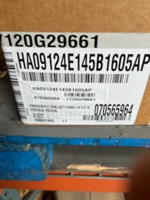 ADP HA09124E145B1605AP Embossed 2 Ton Coil Left Hand 14.5in