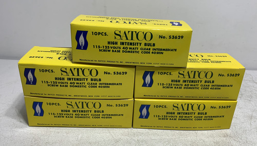 Satco S3629 High Intensity 40W 115-125V Intermediate Screw Base (Lot of 50)