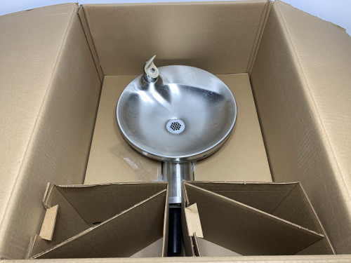 Elkay EDFPB114C SwirlFlo Wall-Mount Drinking Fountain Stainless Steel