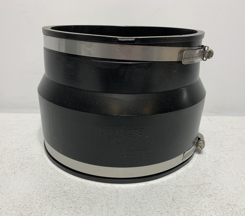 Fernco B602 Flexible Coupling 6" PVC CI Plastic ASTM C1173