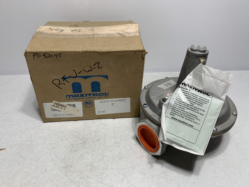 Maxitrol 325-9-1616-0002 Gas Pressure Regulator 2" NPT