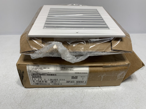 Titus 300RS Return Grille 8" x 8" White