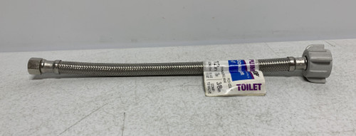 Plumbshop PLS1-12DLF Braided Toilet Connector 12"