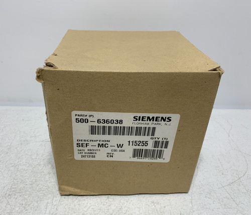 Siemens 500-636038 SEF-MC-W Multi-Candela White Strobe