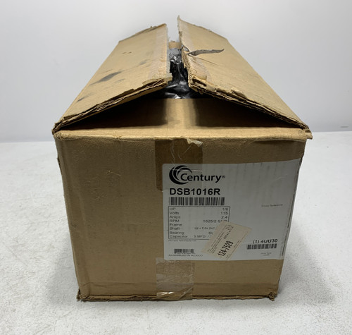 Century DSB1016R Blower Motor 1/6 HP 115V 1625 RPM
