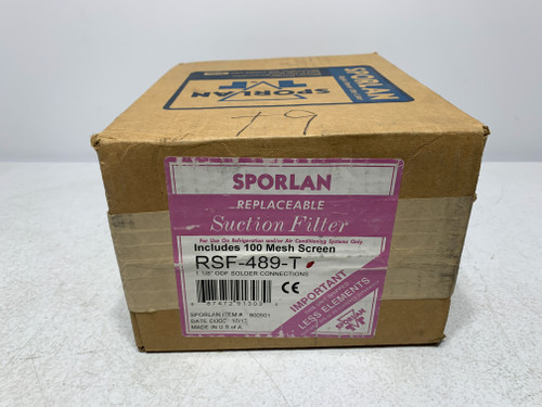 Sporlan RSF-489-T Suction Filter Replaceable Core