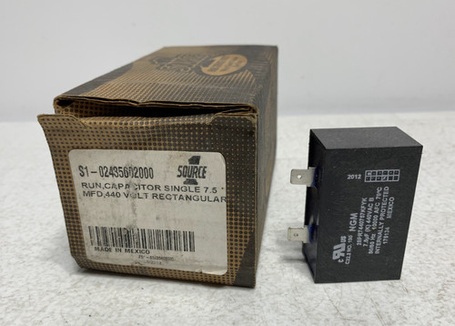 Source 1 S1-02435602000 Run Capacitor 7.5 MFD 440V Rectangular